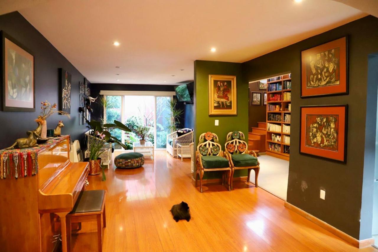 Luxurious Mid Century Modern Folk Art Home Mexico-stad Buitenkant foto