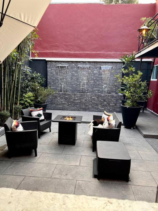 Luxurious Mid Century Modern Folk Art Home Mexico-stad Buitenkant foto