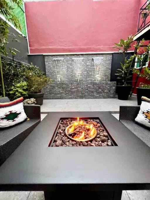 Luxurious Mid Century Modern Folk Art Home Mexico-stad Buitenkant foto
