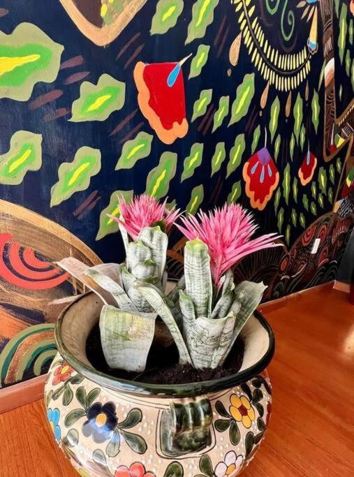 Luxurious Mid Century Modern Folk Art Home Mexico-stad Buitenkant foto